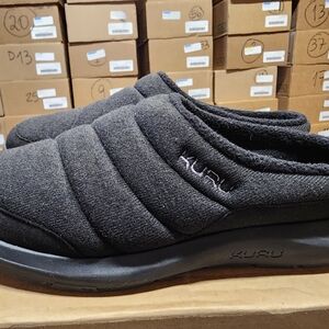 KURU Draft 2 Men's Black Quilted Slip-On Shoes/ Slippers
